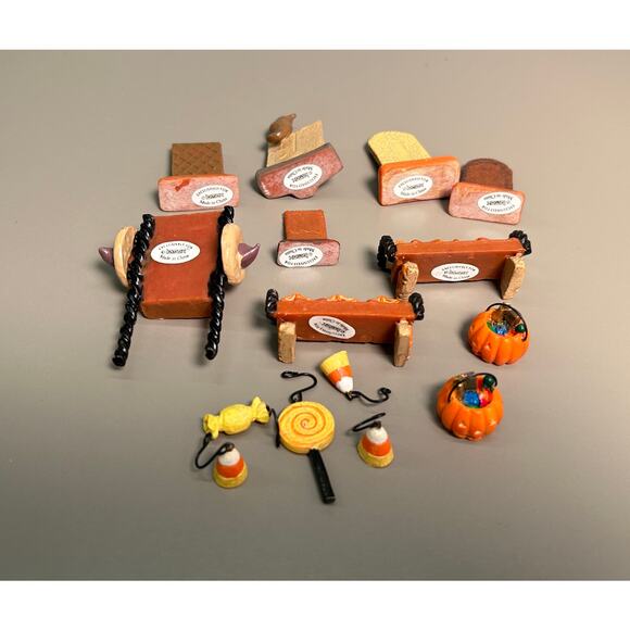 Lemax Retired Halloween Mini “Sugar N Spice” Village Figures Collection ‘04-‘05 - Picture 10 of 10